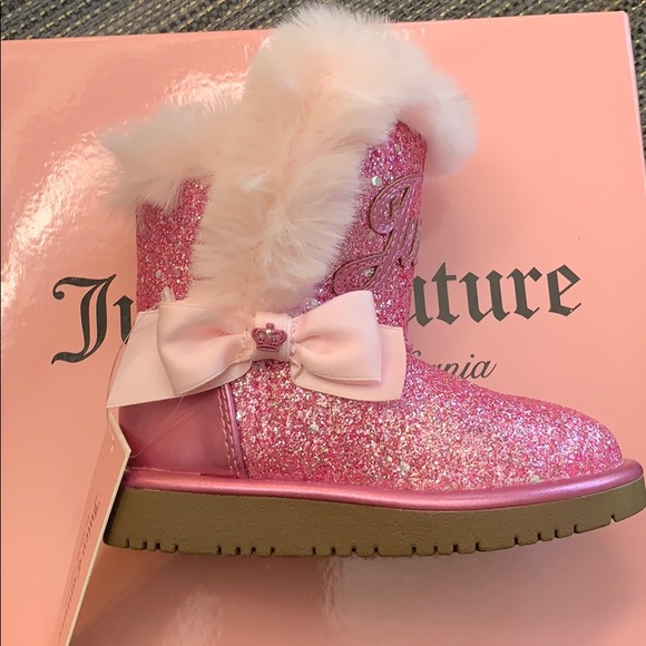 Juicy Couture Little Girl Glitter Boots. NWT - Picture 2 of 6